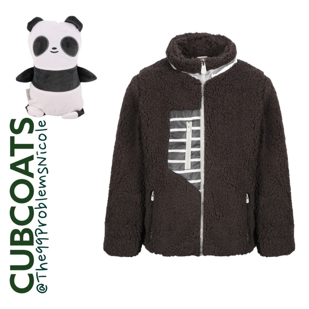 Cubcoats Panda Sherpa Jacket